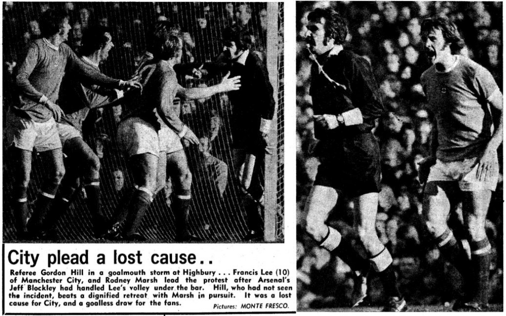 arsenal away 1972 to 73 pics from Daily Mirror 30 oct 72