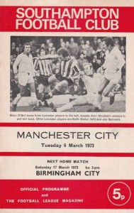 southampton away 1972 to 73 prog