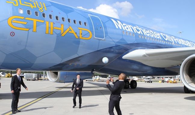 etihad plane