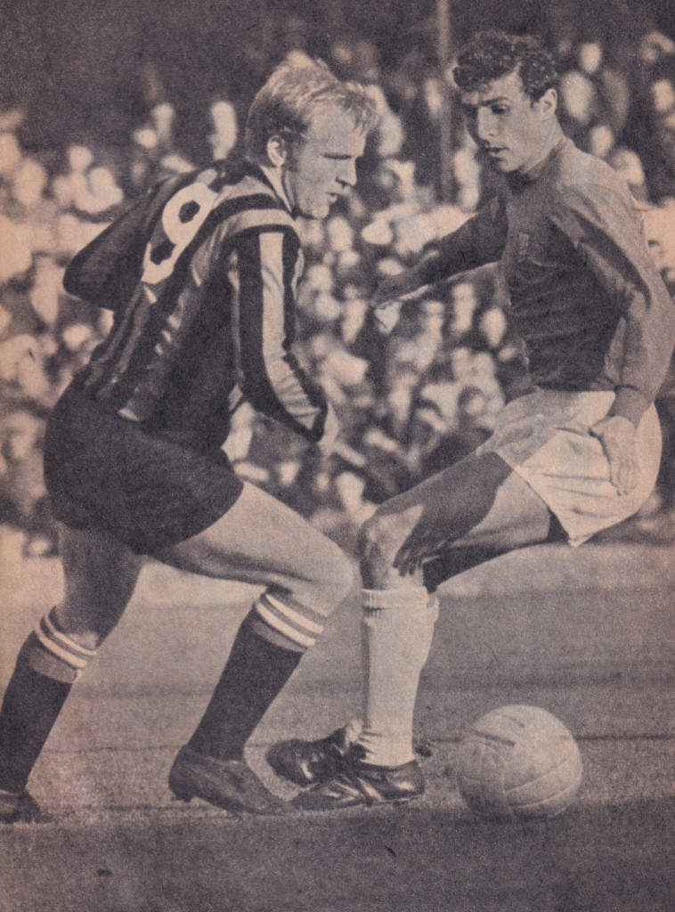 ipswich away 1969 to 70 action