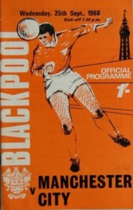 blackpool league cup 1968 to 69 prog