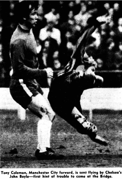 chelsea away 1968 to 69 action daily mirror