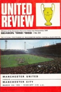 man utd away 1968 to 69 prog