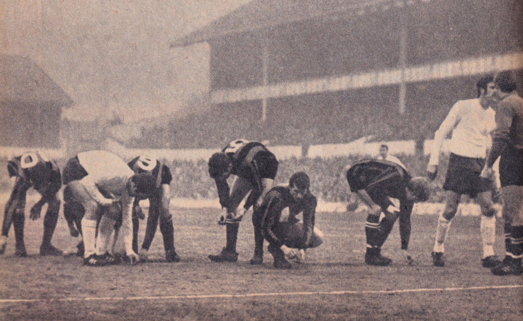 tottenham away 1968 to 69 broken glass