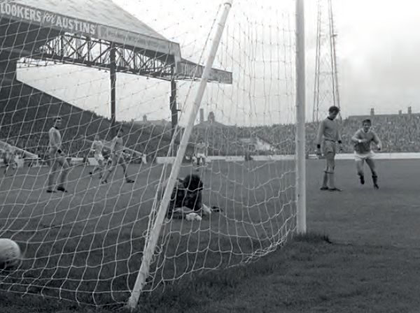 wolves home 1968 to 69 Lee goal out of picture