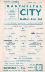 bolton home friendly 1966 to 67