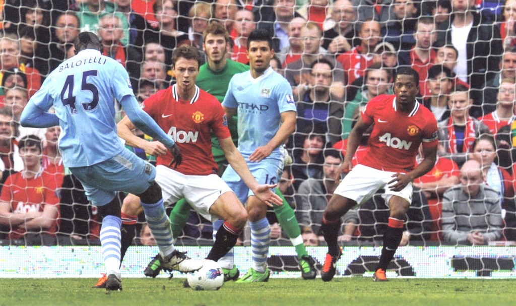 man utd away 2011 to 12 balotelli goal 42