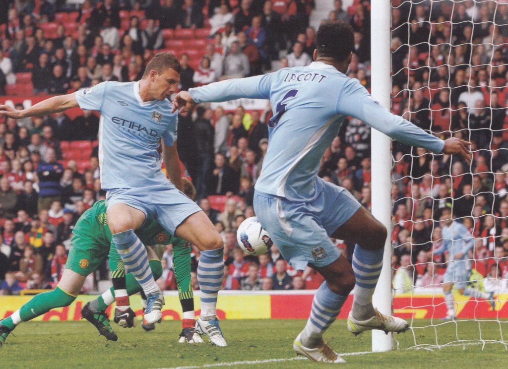 man utd away 2011 to 12 dzeko goal 40