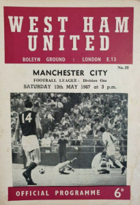 west ham away 1966 to 67 prog