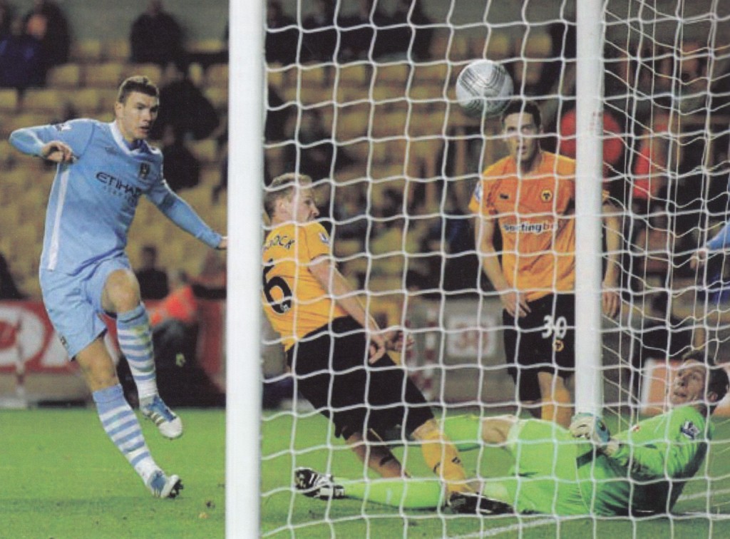 wolves carling cup 2011 to 12 dzeko goal53