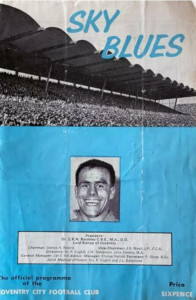 coventry away 1965 to 66 prog