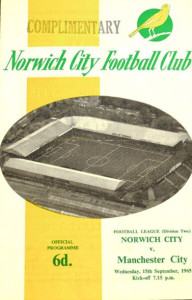 norwich away 1965 to 66 prog