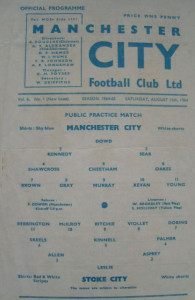 stoke home friendly 1964 to 65 prog