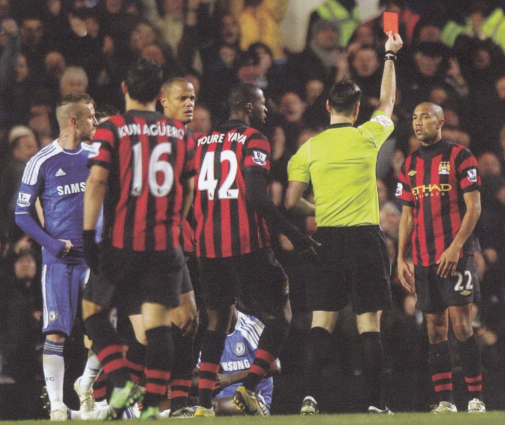 chelsea away 2011 to 12 clichy sent off7