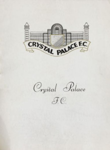 crystal palace away 1964 to 65 prog