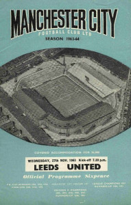 leeds league cup 1963 to 64 prog