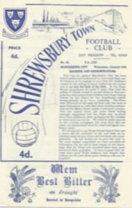 shrewsbury away fa cup 1964 to 65 prog