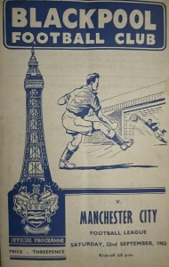 blackpool away 1962 to 63 prog