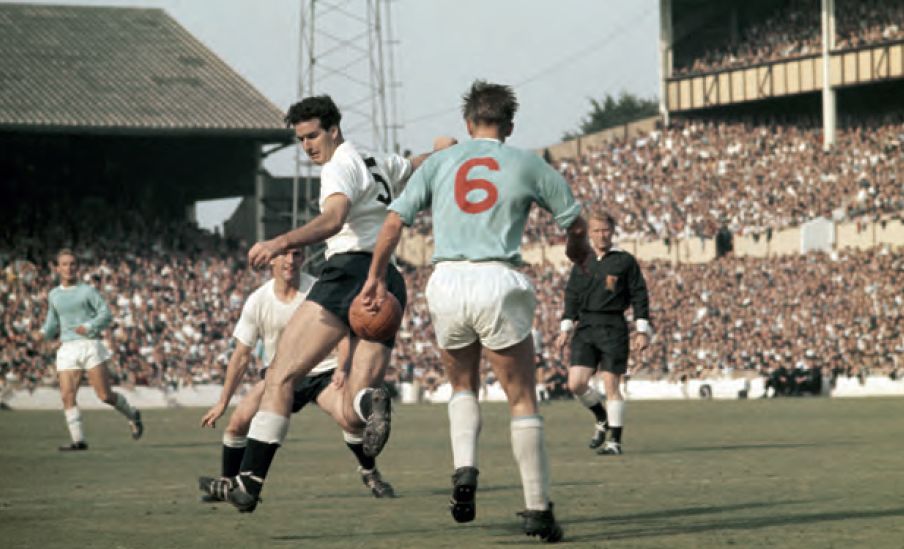 tottenham away 1962 to 63 action