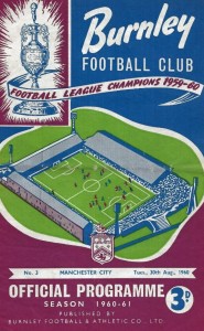 burnley 1960 to 61 prog