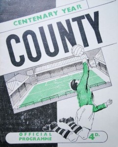notts county away fa cup 1961 to 62 prog