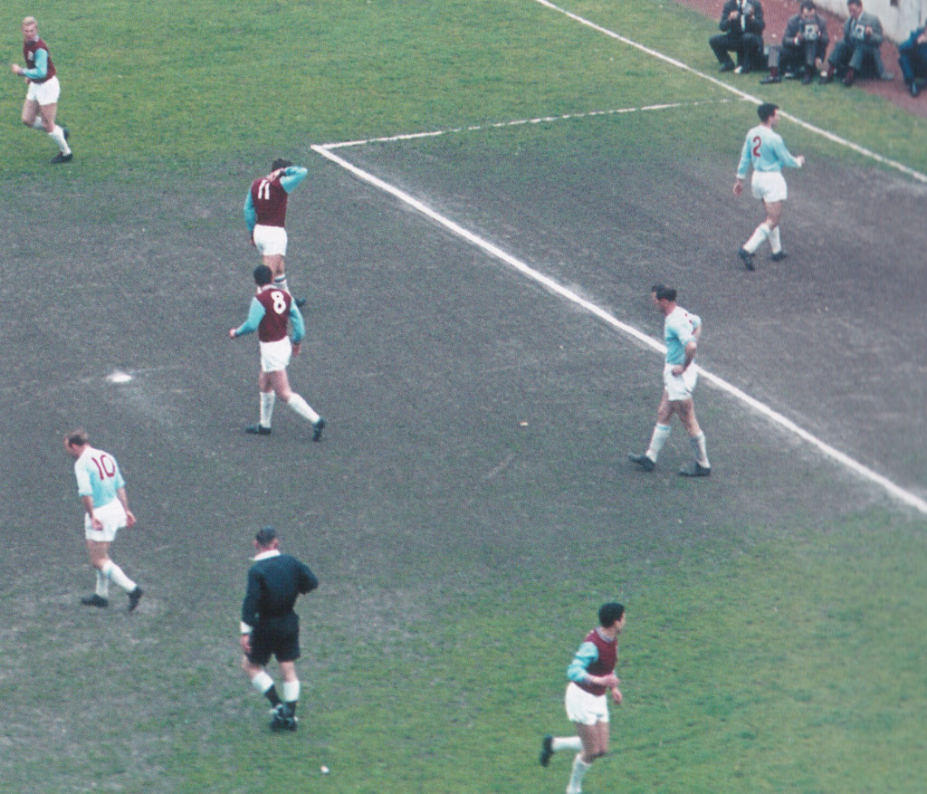 west ham away 1962 to 63 action