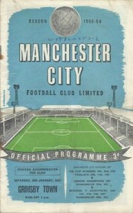 grimsby home fa cup 1958 to 59 prog