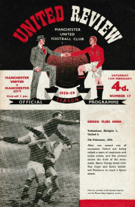 man utd away 1958 to 59 prog