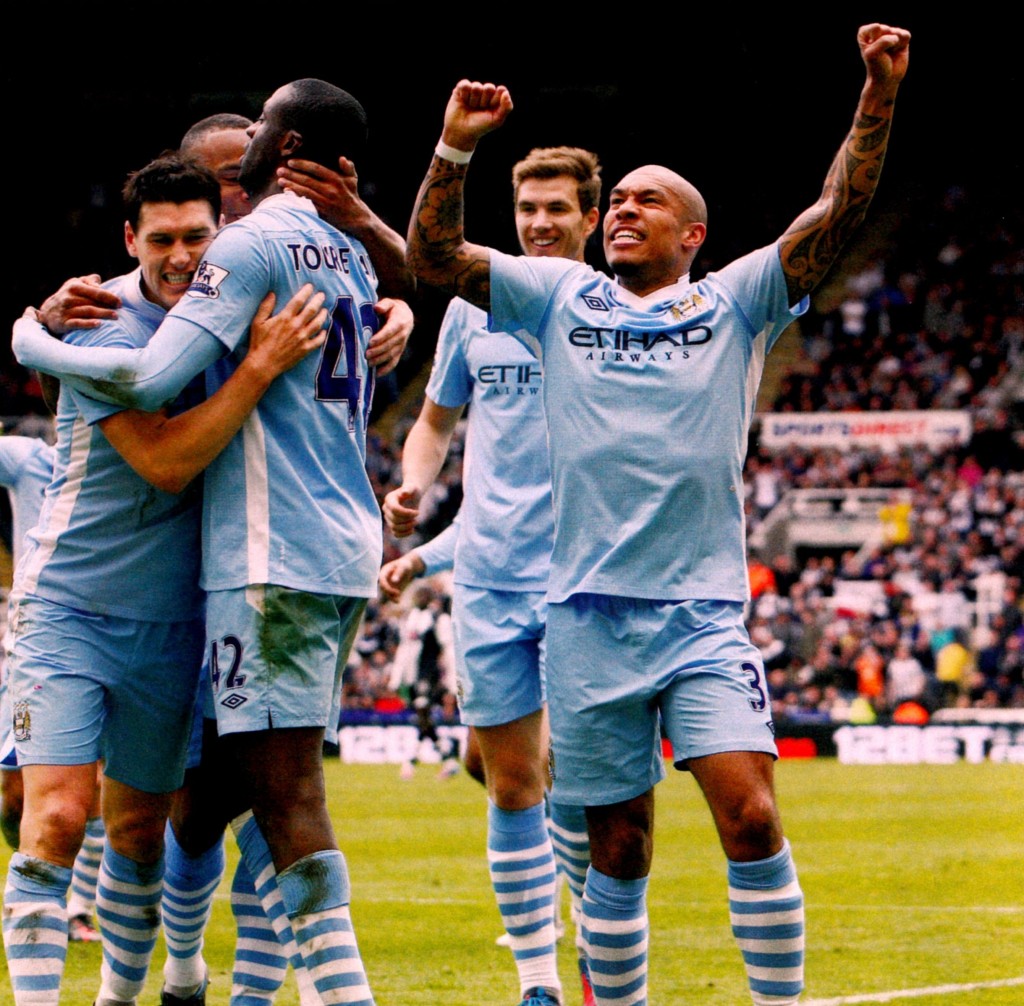 newcastle away 2011 to 12 yaya goal celeb87