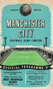 west brom home 1958 to 59 prog
