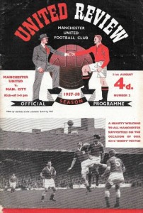 man utd away 1957 to 58 prog