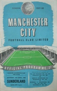 sunderland home 1957 to 58 prog