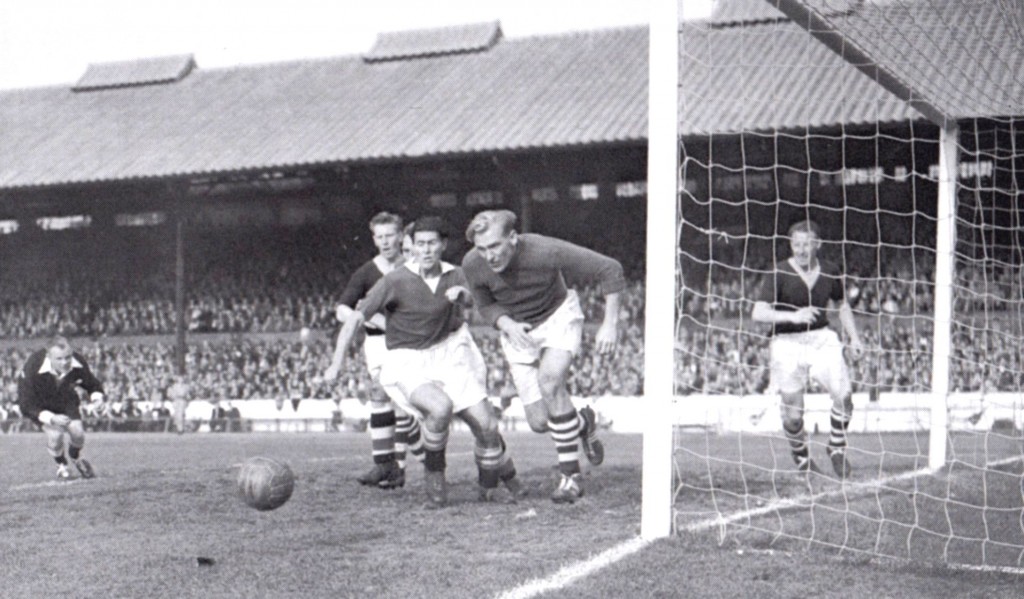 chelsea away 1955 to 56 action