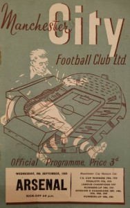 arsenal home 1954 to 55 prog