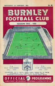 burnley away 1954 to 55 prog