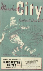 man utd home 1954 to 55 prog