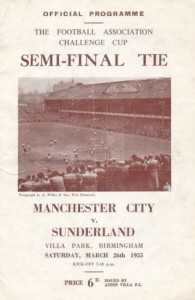 sunderland fa cup semi 1954 to 55 semi prog