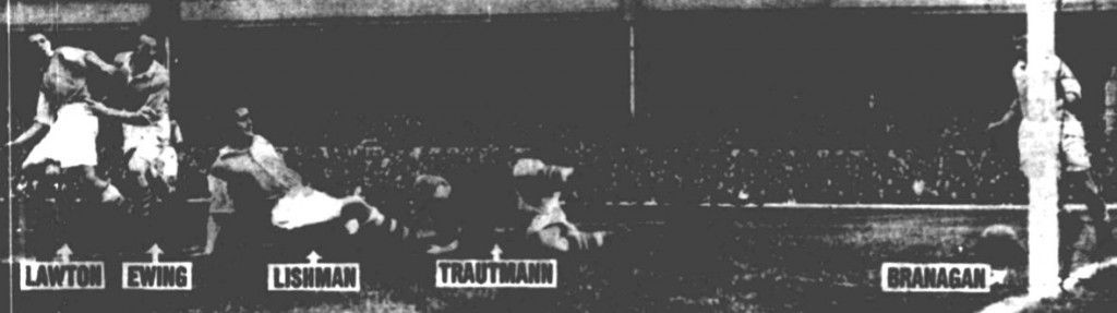 arsenal away 1953 to 54 2nd arsenal goal