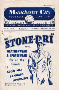 arsenal home 1951 to 52 prog