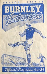 burnley 1949 to 50 prog