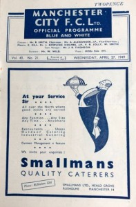 arsenal home 1948 to 49 prog