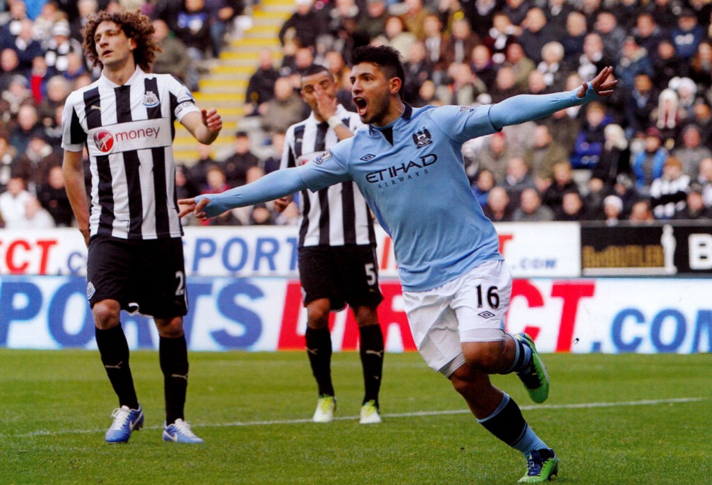 newcastle away 2012 to 13 aguero goal7