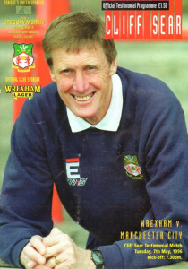 wrexham testimonial 1995 to 96 prog