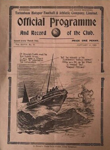 tottenham away fa cup 1934 to 35 prog