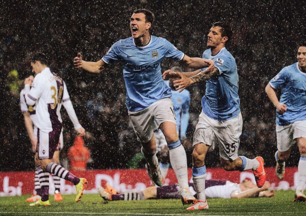 aston villa home 2013 to 14 dzeko7