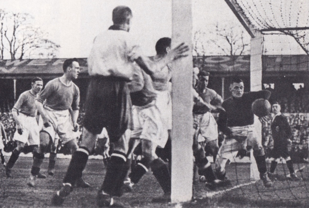 bury away fa cup 1931 to 32 bury goal