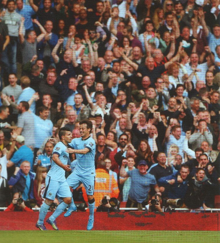 arsenal away 2014 to 15 aguero goal