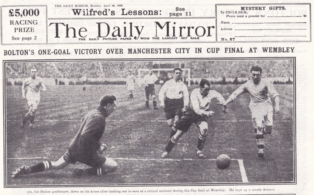 bolton 1926 fa cup final daily mirror
