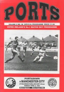 Portadown 1992 to 93 prog