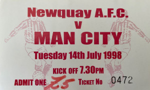 newquay 1998 to 99 ticket